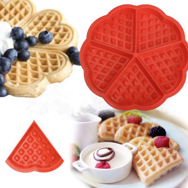 Siliconen Wafels Mold Lade Mould Pan Cookies Cakevorm Bakvormen DIY Craft Donuts Maker Keuken Accesssories ZXH