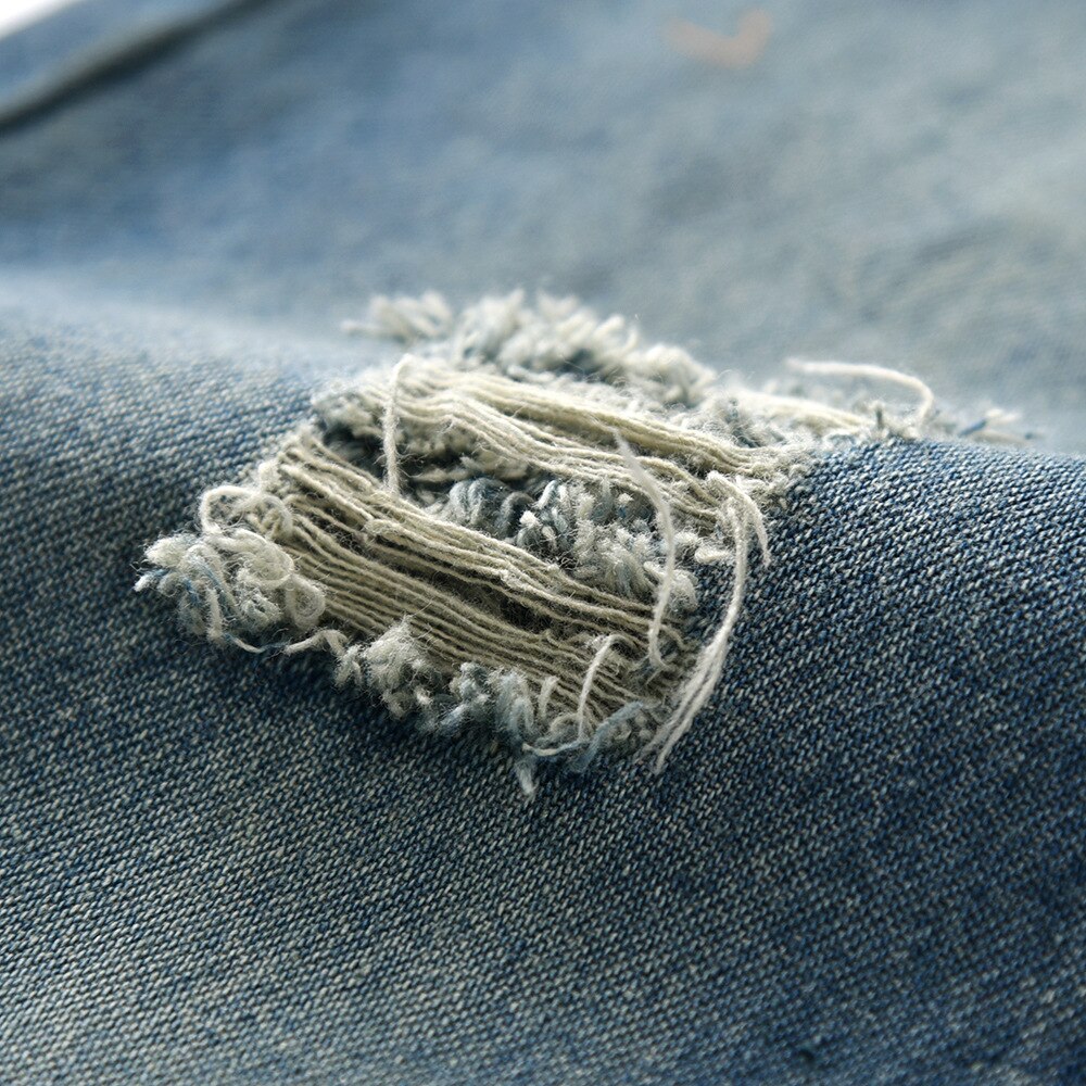 Niños rasgados Jeans Primavera Verano otoño adolescentes Pantalones Casual niños roto agujero Jeans 2-7 años