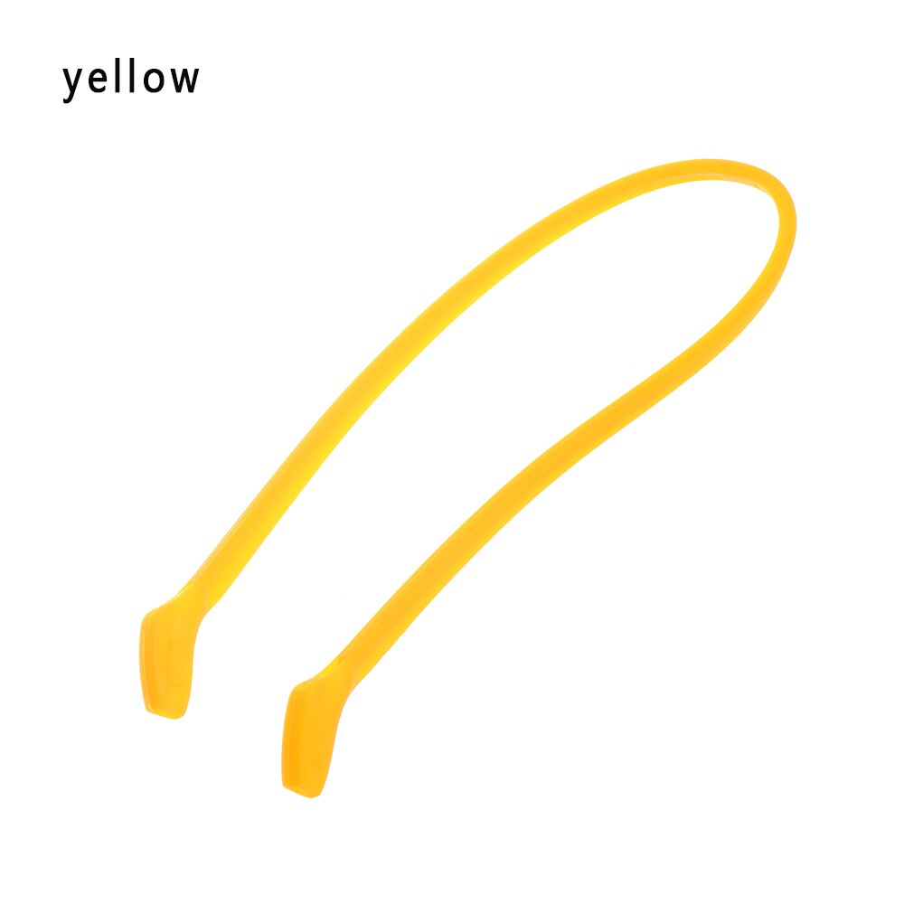 1PC Silikon Brillen Schlüsselband Gläser Kette Sonnenbrillen Band Sport Band Kabel Halfter Für freundlicher Erwachsene Auge Zubehör: A-45cm Gelb
