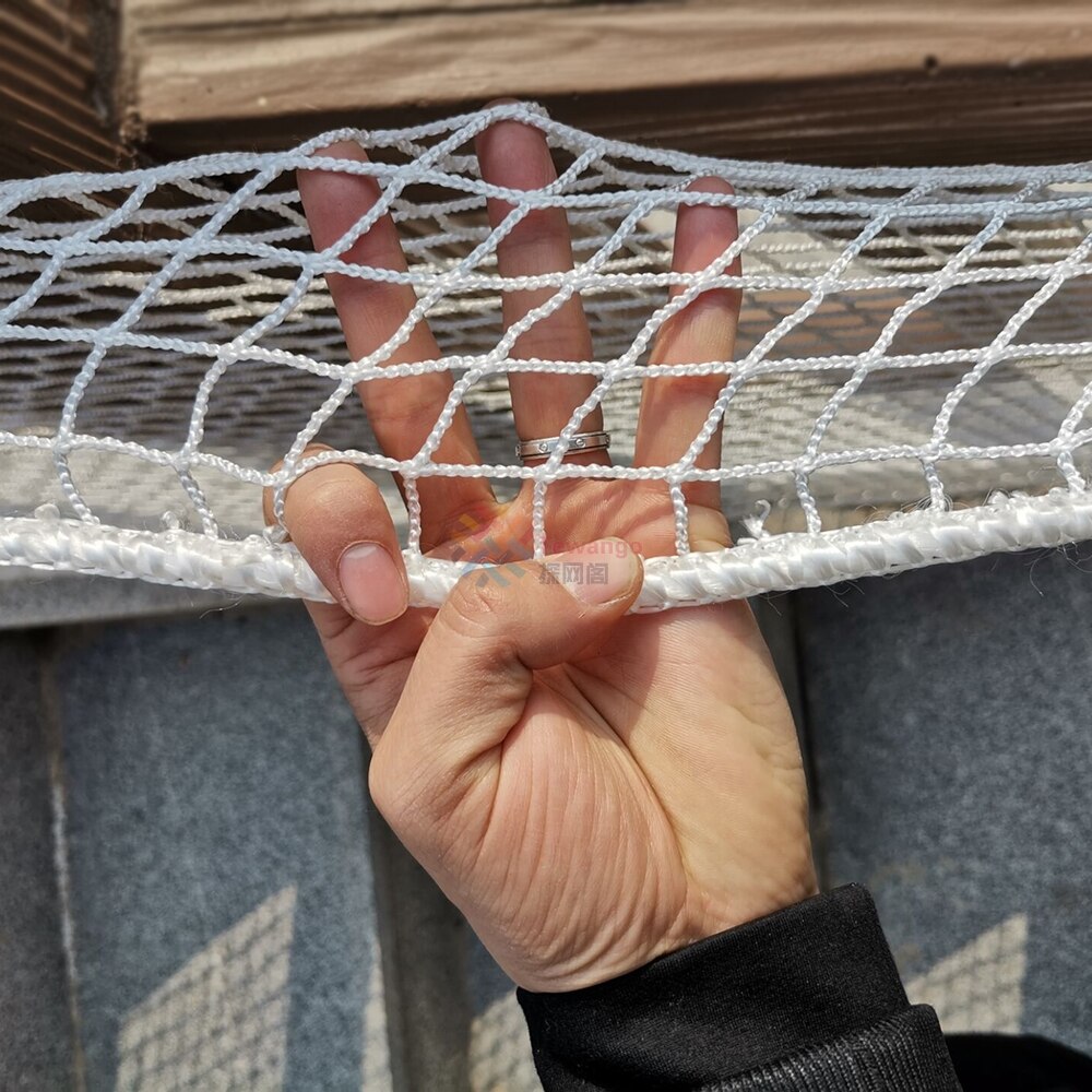 Tewango 2cm gitter 3.2 x 25ft trapper balkon sikkerhedsvagt børn baby kæledyr trappe beskyttelse dæk kraftig mesh net anti fald netværk