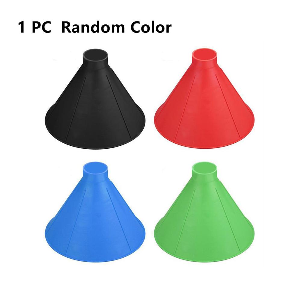 Ice Scraper Windshield Cone Shaped Snow Shovel Tool Outdoor Ice Shovel Funnel Car Rearview Mirror Snow Remover Tool: 8CM Random Color