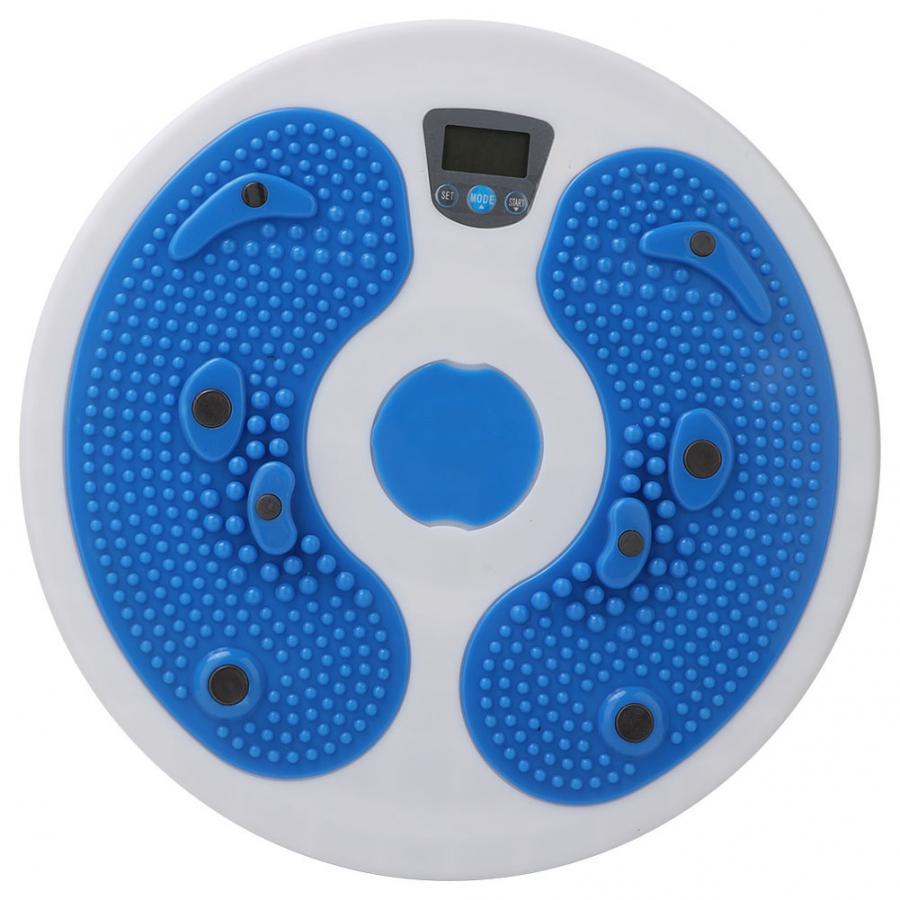 Ab Twister Board Elektronische Taille Draaischijf Met Telwerk En Magneten - Roze/Wit
