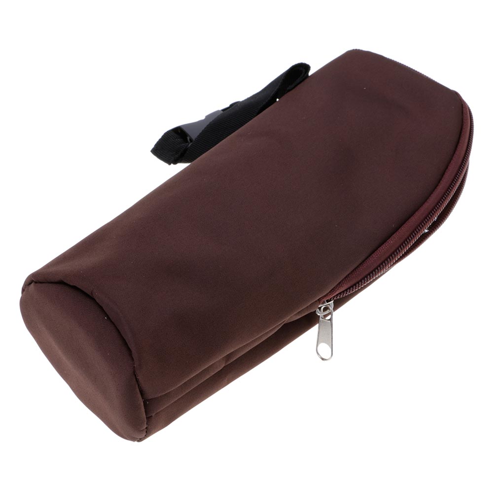 Baby Bottle Thermal Bag Durable Milk Insulation Tote Portable For Outdoor, Picnic, Camp Can Be Hung Infant Stroller Brown Heart: Brown