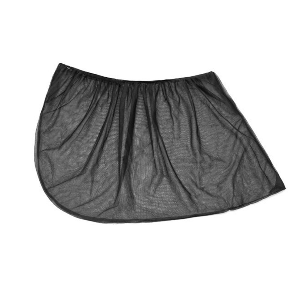 Bil solafskærmning bil solskærm anti-myg sort gasbind vinduesbeskyttelsesdæksel sort sand anti-mide isolering bagdør