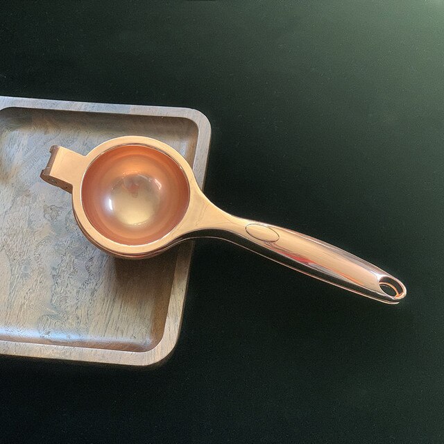 Mini manual espremedor de citrinos mão laranja espremedor de frutas limão espremedor citrinos máquina da imprensa aço inoxidável cozinha limão clipe: Rose Gold Large