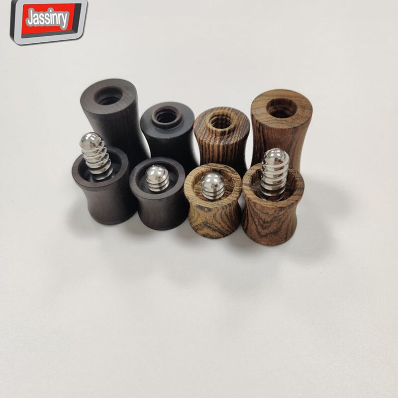 Jasssinry Uni-lock/Radial pin wooden Pool cue joint protectors rosewood/ebony Billiard cue joint protectors