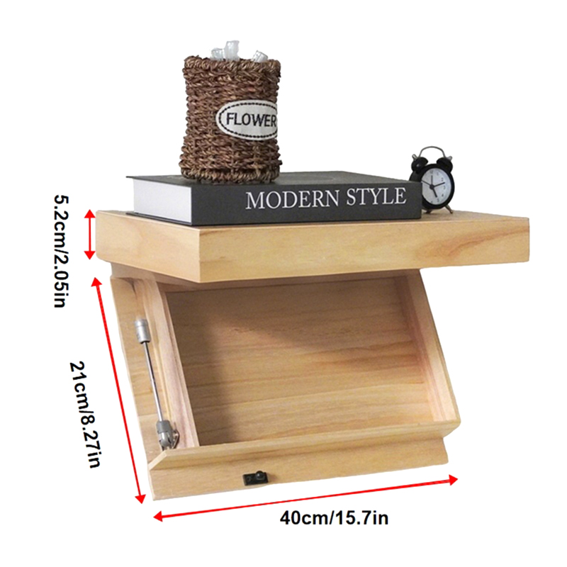Magiczna Półka Ścienna z Ukrytym Sekretnym Schowkiem, Ukryta Półka Wisząca, Półka Ścienna robić Przechowywania z Ukrytym Schowkiem