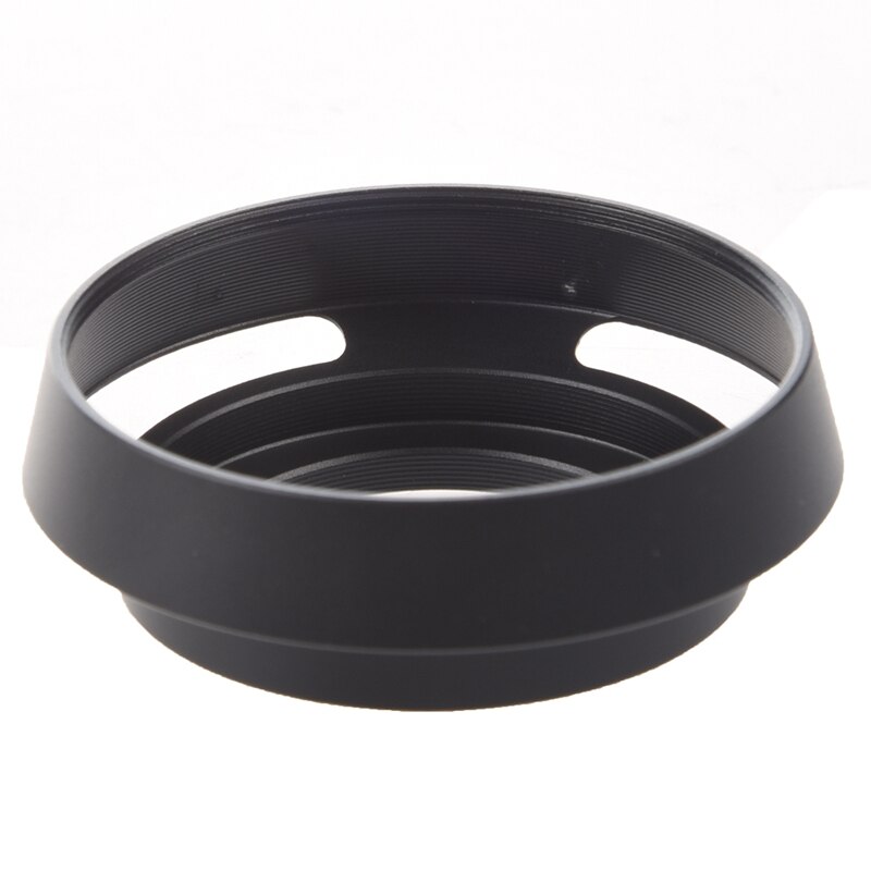 RISE-1 pz paraluce in metallo nero 37Mm con attacco a vite e paraluce LH-JX100 1 pz 49Mm