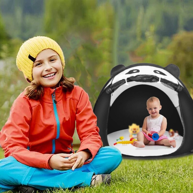 Panda Play House Kid Outdoor Indoor Portable Playtent pieghevole tende da gioco giocattolo con borsa per bambini regalo per bambini