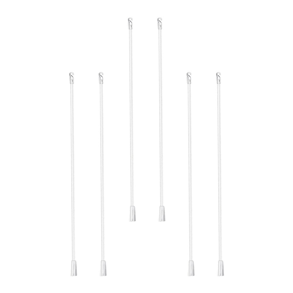 6Pcs Household Blinds Pulling Rod Transparent Blinds Handle Vertical Blinds Wand