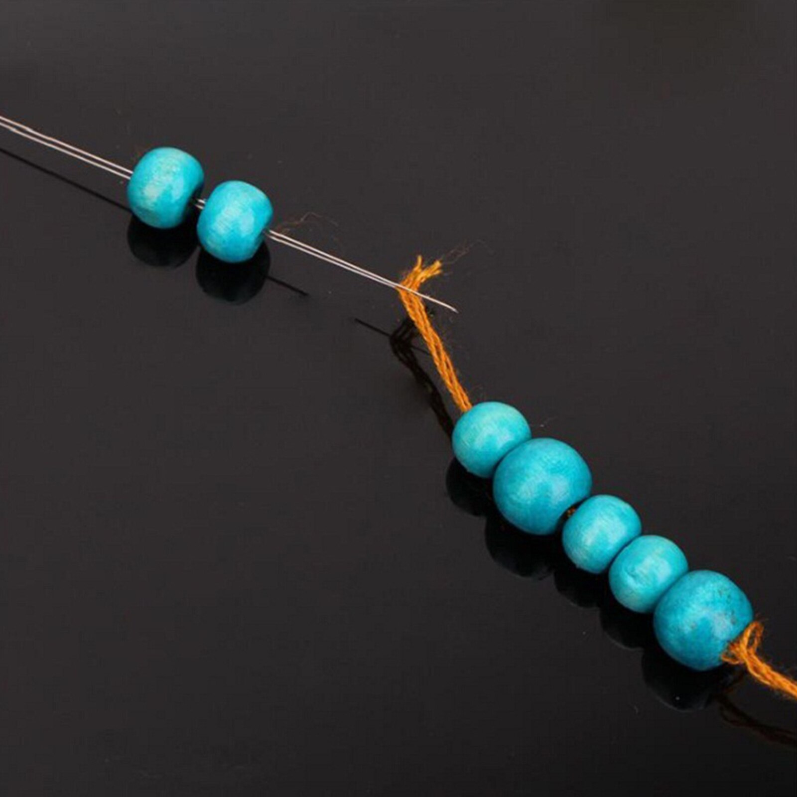 Sewing Needle Accessories Cross Stitch Knitting Large Eye Needles With Case Stainless Steel DIY Leather Tools Sewing Needle