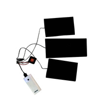 Mobile Power Pack Battery Operated Jacket Heating Pads USB USB 3 Gear Double-switch Outdoor