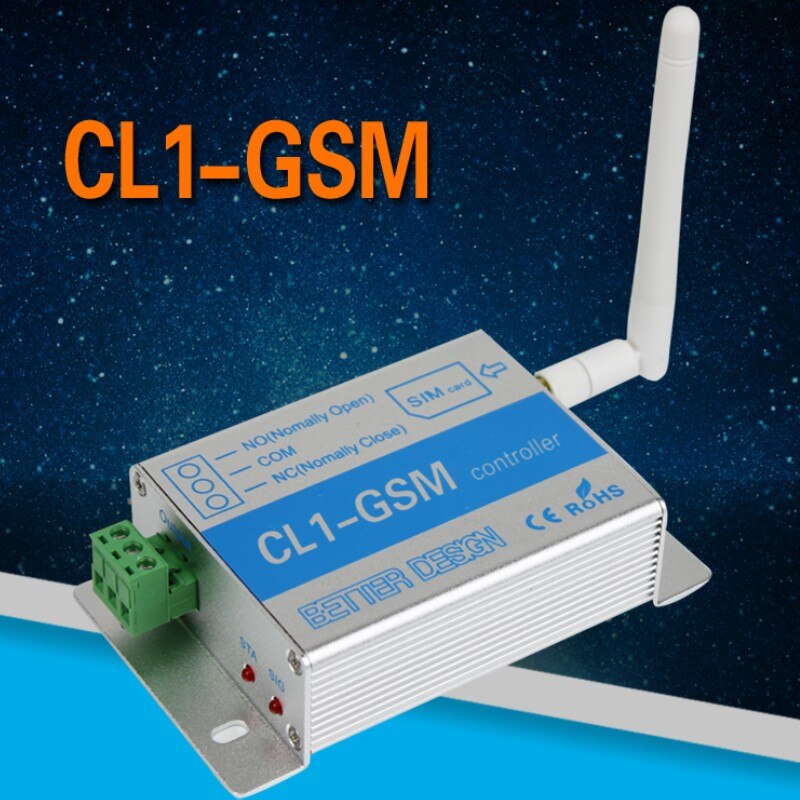 CL1-GSM télécommande sans fil GSM et SMS, prise de commutateur intelligent pour la sécurité de la maison, volet de barrière, ouvre-porte de Garage