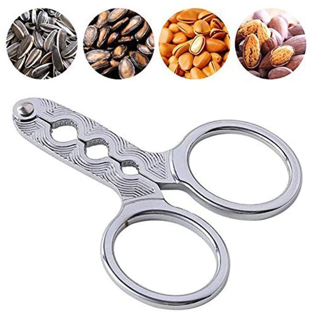 1PC Melon Sheller Kitchen Household Walnut Nutcracker Plier Cracker Scissor Opener tool Seed sunflower Nut Clamp Pine H6Z3