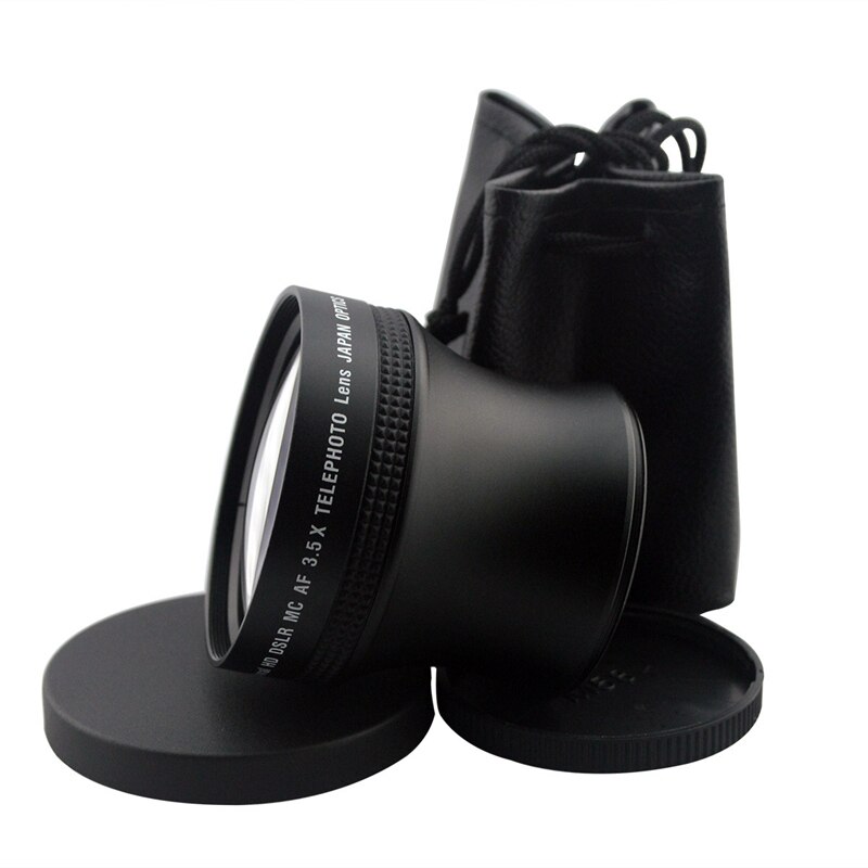 52mm 3.5X nification Telephoto Lens Universal for Canon Nikon Pentax Olympus Sony SLR Camera HD Metal Teleconverter
