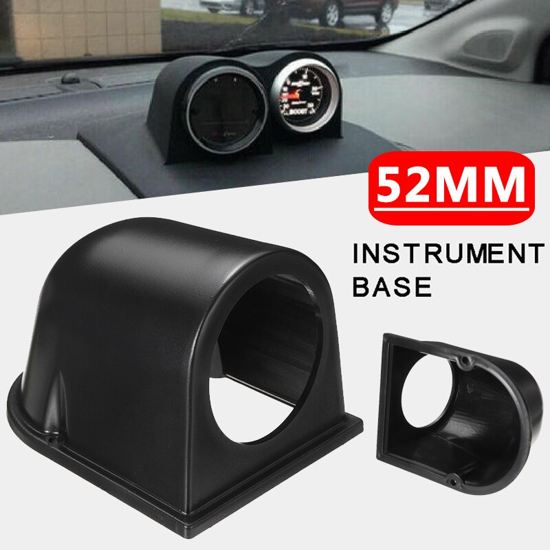 52mm- bil plastmåler universal etthulls instrument bilmålerholder for 2 tommers hulls reservedeler