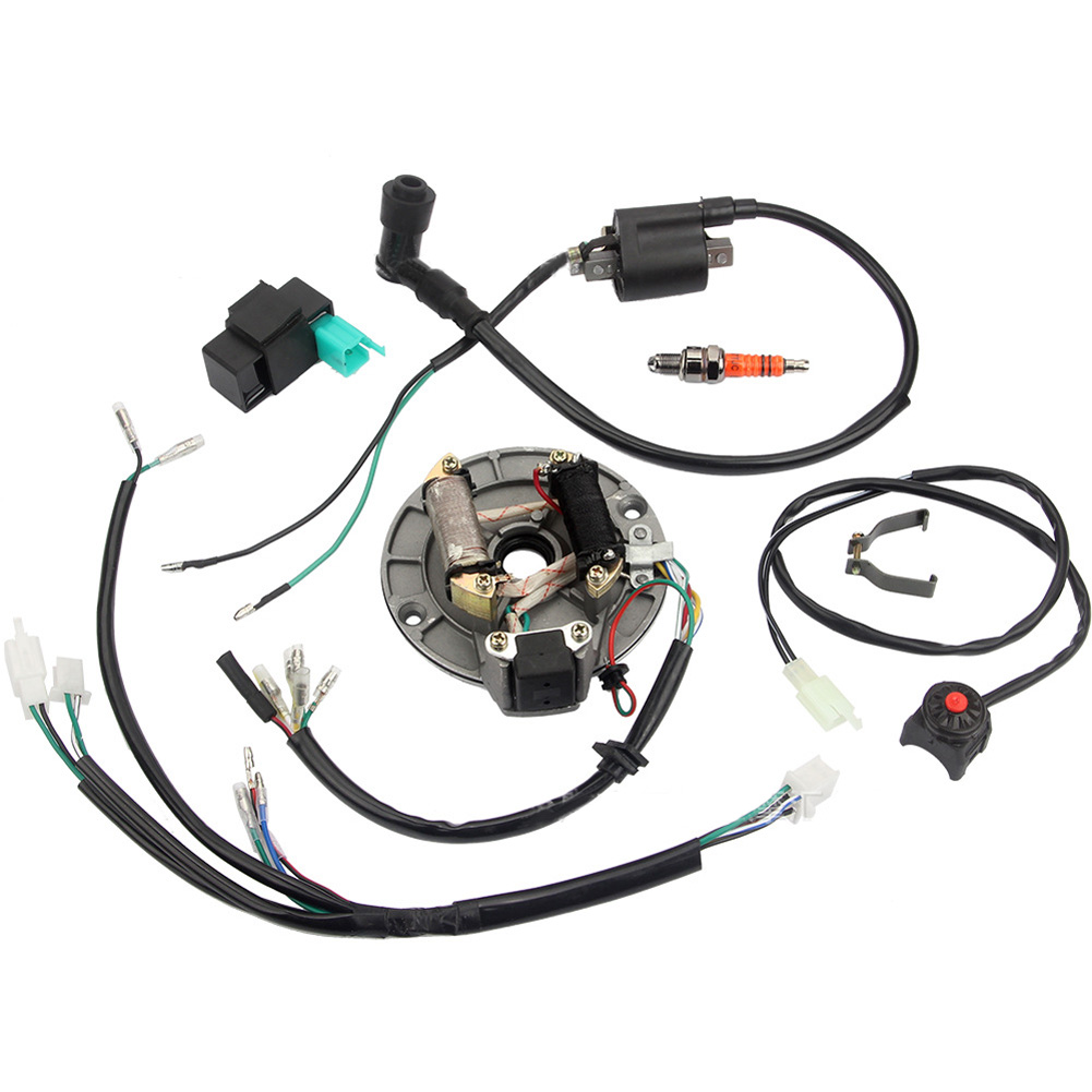 Stator magnétique pour faisceau de câbles 50 70 125cc 110, bobine d'allumage de moto, pièces de bobine d'allumage