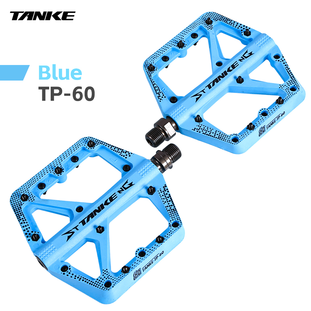 TANKE-Pedal de nailon para bicicleta de montaña, antideslizante, ancho, DU + 1 rodamiento, accesorios para ciclismo todoterreno, plataforma Universal BMX