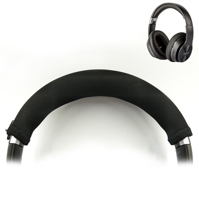 Kutou earpads para edifier w820bt fones de ouvido substituição earpads w828nb espuma almofada earmuffs acessórios se encaixam perfeitamente pele: Protective CaseBlack