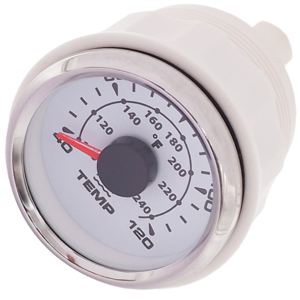 52 Mm Boot Water Temperatuurmeter Meter Voor Auto Boot Marine Auto Vessel 12 V 24 V 8 Kleur Backlight