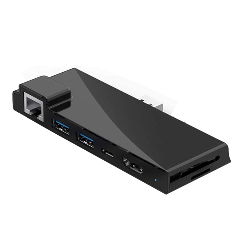 Surface Pro 7 Dock Hub, adaptateur 7 en 2 Surface Pro avec 4K, chargement USB C PD, 2 ports USB 3.0 (5Gbps): Default Title