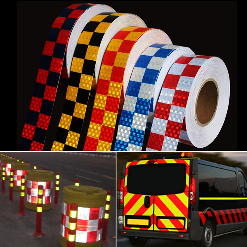 5x300CM Car Reflective Tape Decor Decals Car Warning Safety Reflectante Tape Film Car Reflector Sticker Car Accessories Exterior