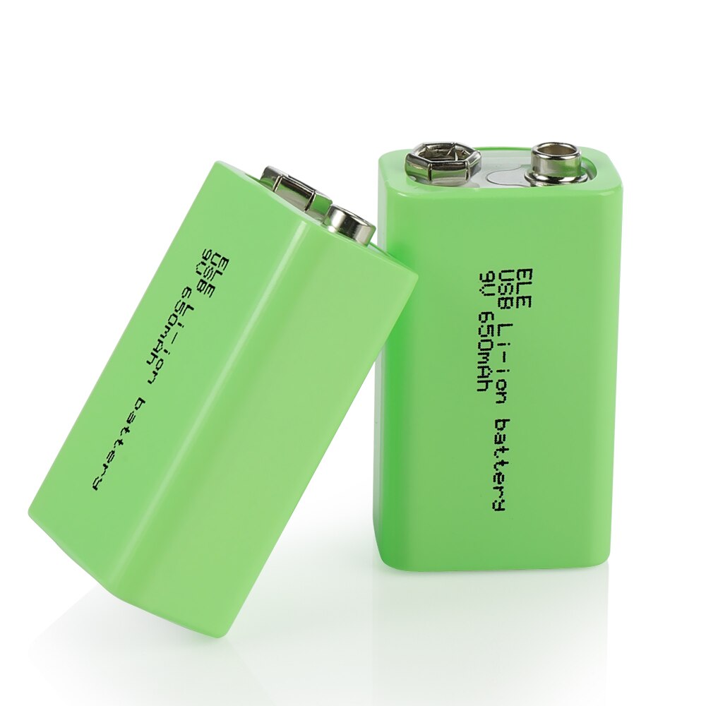 Micro batterie Lithium-ion Rechargeable USB 9 V, 650mAh, 6F22, pour jouet hélicoptère RC