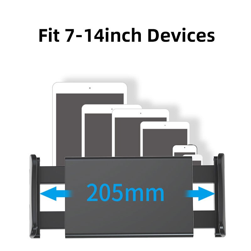 Tablet Auto Houder Voor 4.7-11 Inch Tablet Telefoon Houder Achterbank Hoofdsteun Montage Houder Auto Accessoires Voor Ipad pro