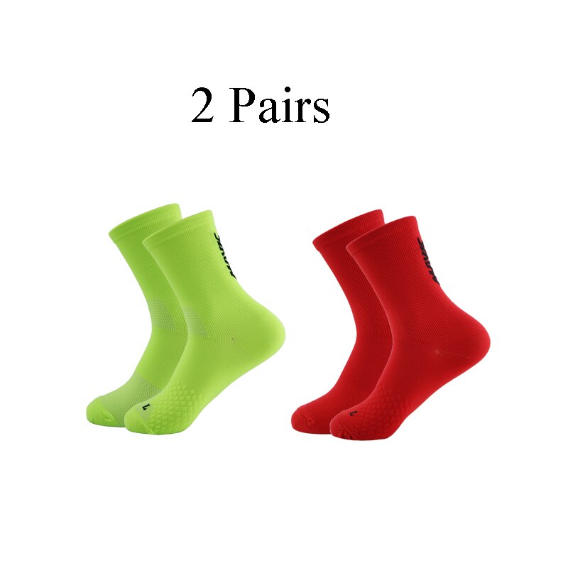 2 Pairs Unisex Non Slip Socks Towel Bottom Outdoor Sports Socks: n