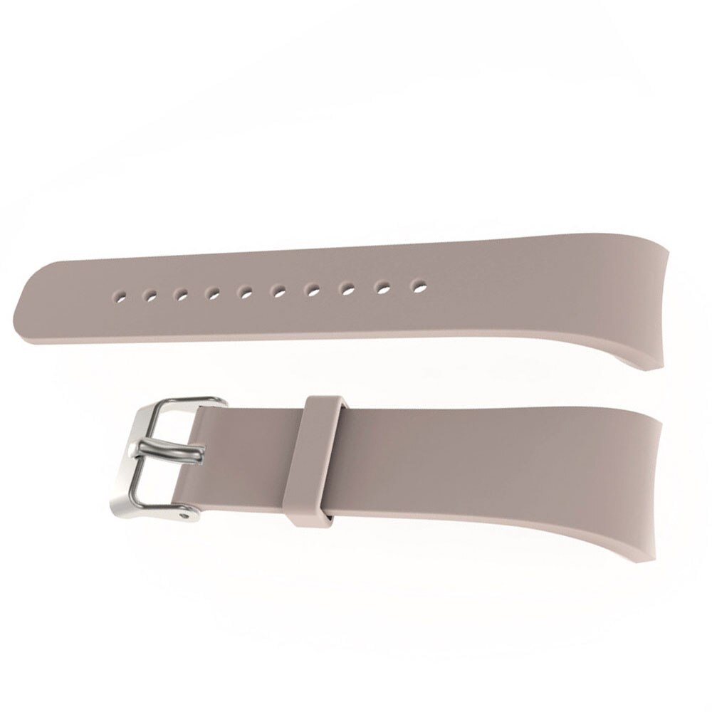 Mode Horloge Bands Luxe Siliconen Horloge Vervanging Band Strap Voor Samsung Gear Fit 2 SM-R360 Sport Smart Horloge Bandjes Correa: Khaki