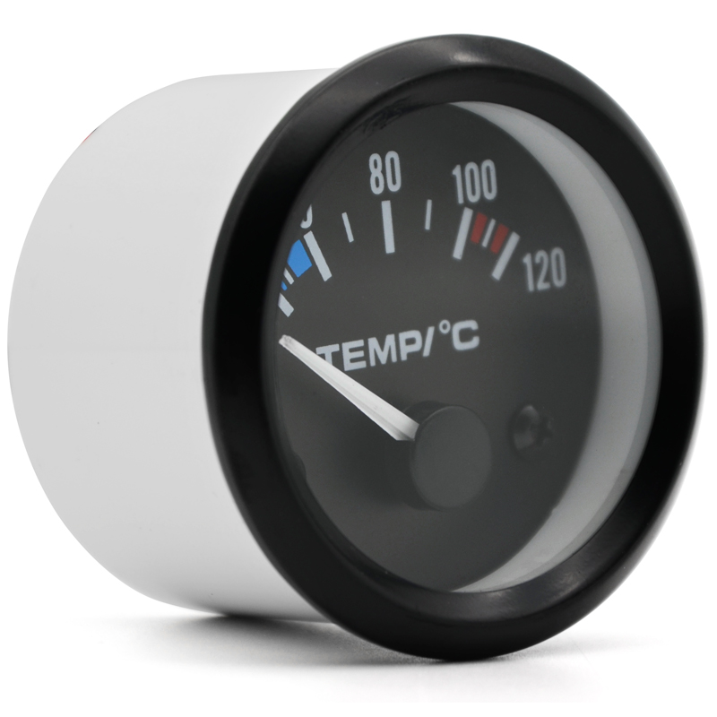Dragon Gauge – jauge de température d&#39;eau pour voiture, 2 pouces 52mm, 40 ~ 120 Celsius, 12V, lunette noire