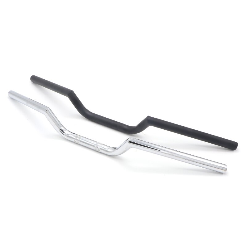 Universal svart motorsykkel sykkel justerbar roterbart styre bredt 7/8 " 22mm håndtak bar euro stil cafe racer old school