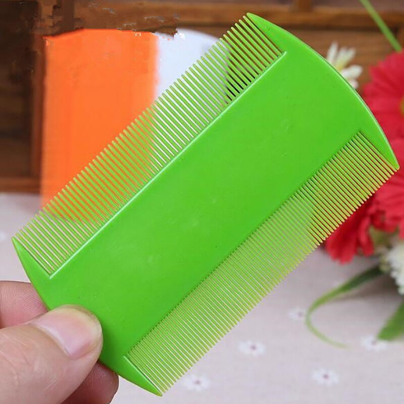 Double Sided Nit Fine Tooth Head Lice Hair Combs for Kids Pet Dog Cat Flea Plastic Hair Combs Brush Pet Hair Cleaning Supplies