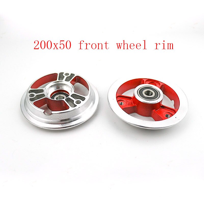 Good 200x50 rim Front or rear Wheel Rim Aluminium Wheel Hub fit Scooter with Wheel Axle Scooter Parts 200*50