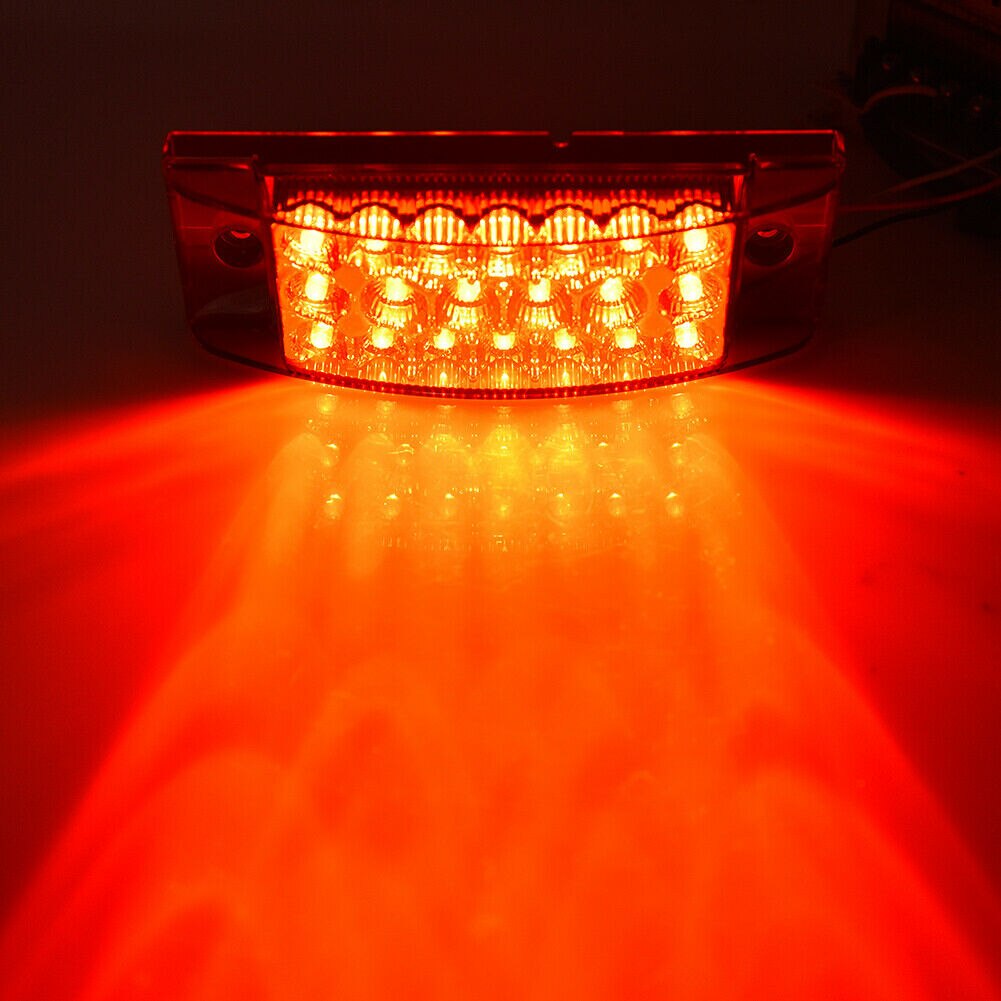 1 Paar Auto Vrachtwagen 21 Led Achter 12V 24V Verlichting Achter Lampen Waterdicht Tailight Achterlicht Waarschuwing Onderdelen voor Trailer Caravans Dc