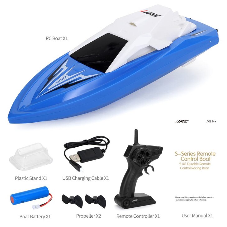 Hoge Snelheid Afstandsbediening Rc Racing Boot Met 3Pcs Boot Batterij Dual Motor Rc Speedboot Speelgoed 2.4G Duurzaam Rc Boten