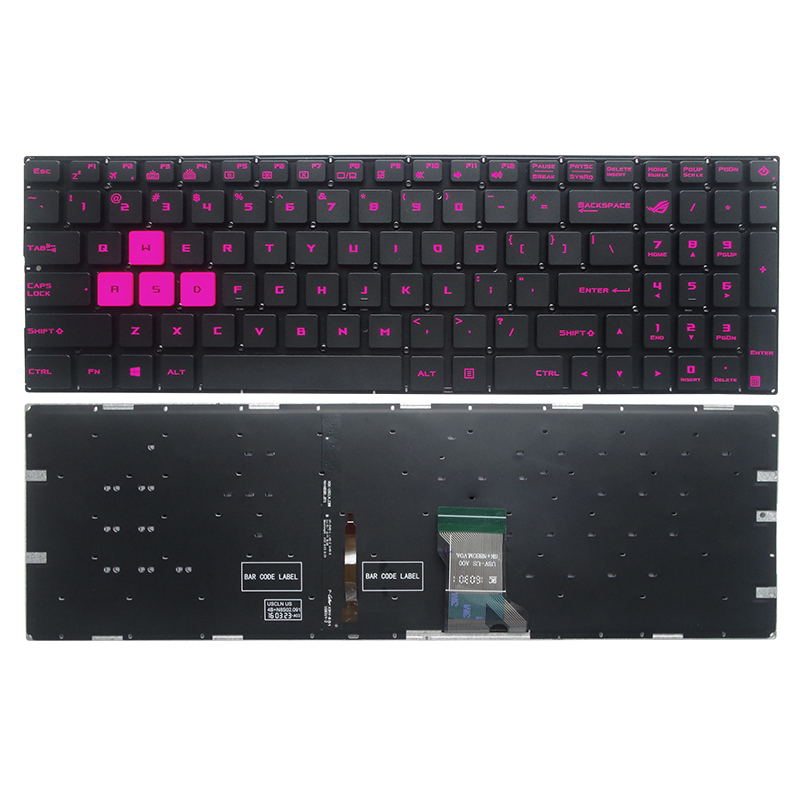 US laptop Backlit Keyboard for ASUS GL502 GL502V GL502VS S5VM S5VS S5VT ZX60V FX60VM English Layout