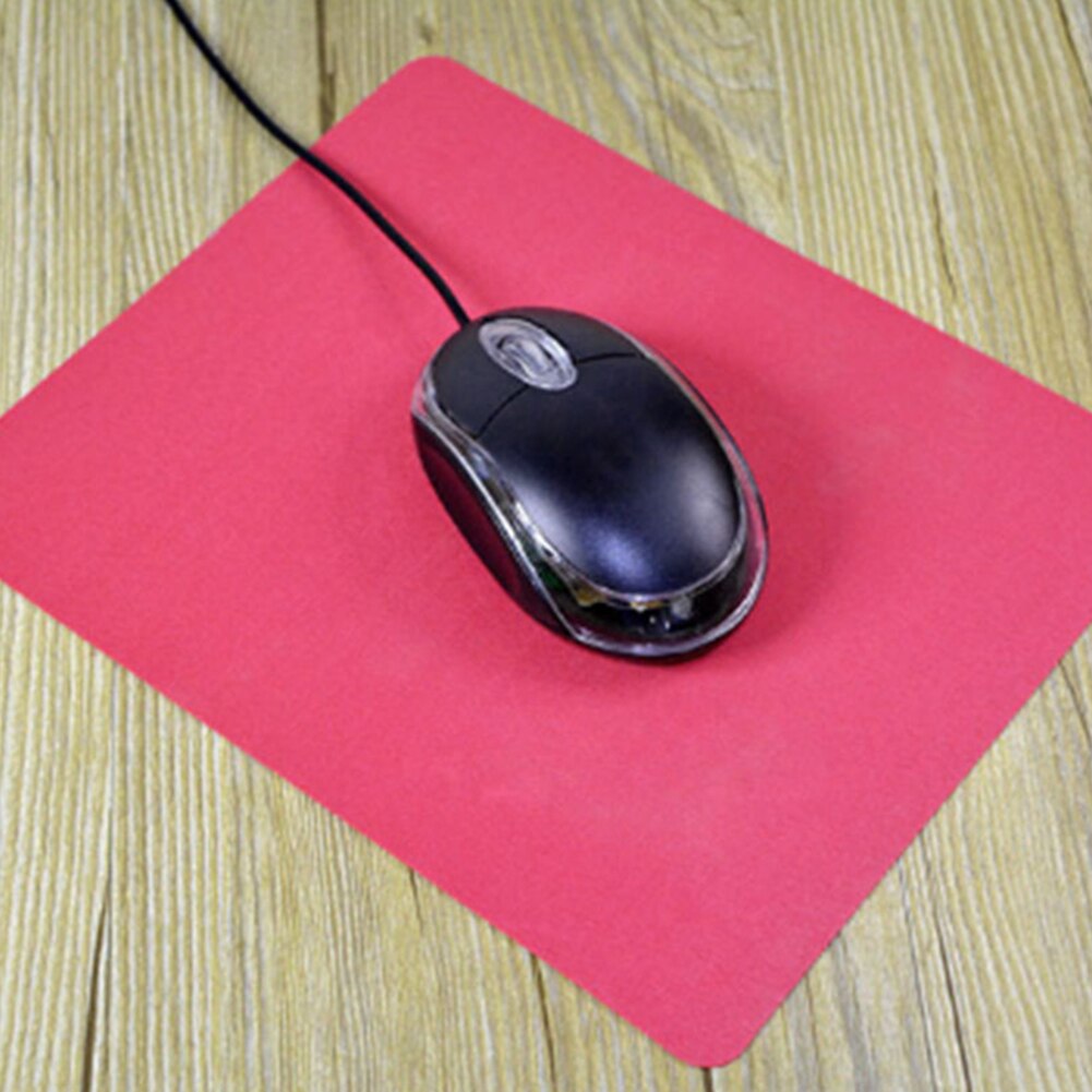 21.5X17.5 Cm Muismat Gaming Pc Laptop Mouse Pad Anti-Slip Effen Kleur Rechthoek Mat Alfombrilla Raton коврик Для Мыши