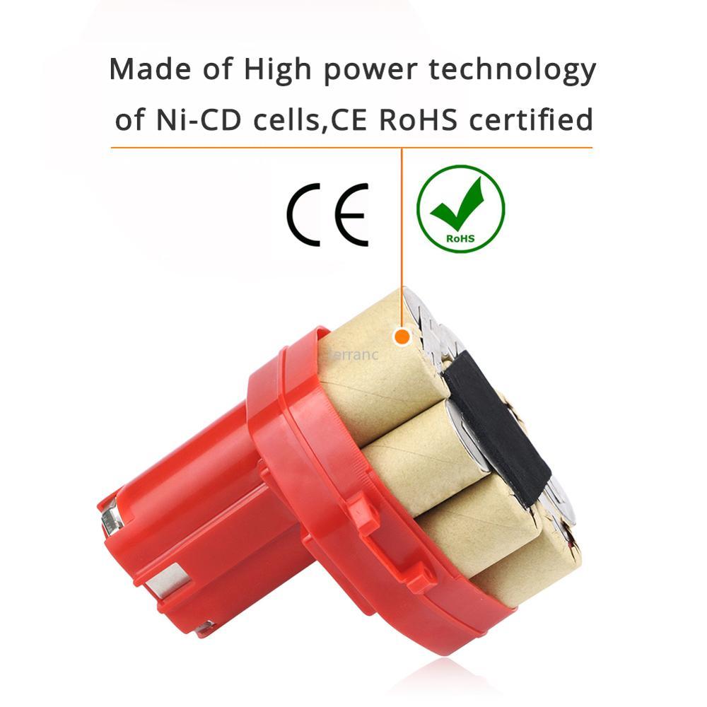PA14 NI-CD 3000mAh Batterie De Remplacement pour Makita 14.4V 1420 1422 1433 1434 1435 6337D 6237D 6281D 6280D Batterie Pour Outils Électriques