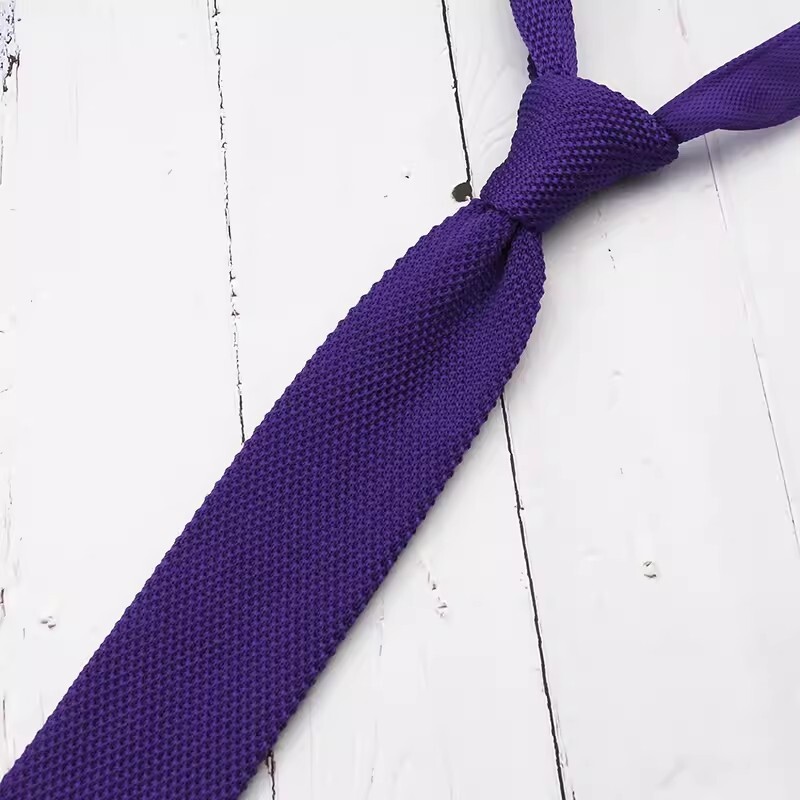 Jednokolorowe krawaty z dzianiny w kolorze khaki dla mężczyzn 6CM Wąskie brytyjskie krawaty na szyję dla kobiet College Student Knitting Neck Tie Cravat: green