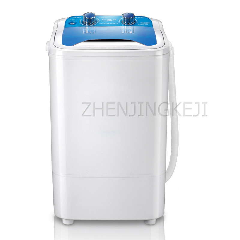 7Kg Hoge Capaciteit Wasmachine Single Barrel Halfautomatische Mini Wasmachine 220V Kleding Wassen Gereedschap Huis Schoonmaken Apparaten