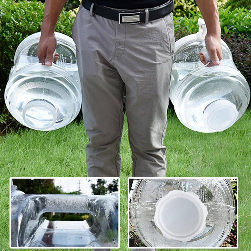 10L 15L Outdoor Self-driving Tour Water Storage Bucket With Faucet PC Portable Drinking Water Plastic Bucket Container