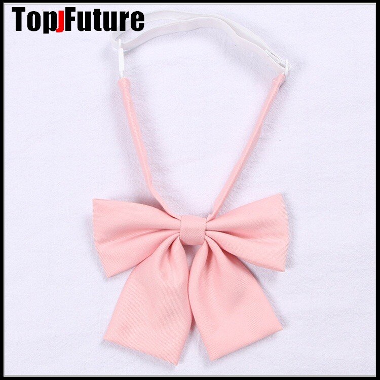 Japanese School JK Uniform Bow Tie For Girls Butterfly Cravat Solid Color School Sailor Suit Uniform Accessories Flowers Tie