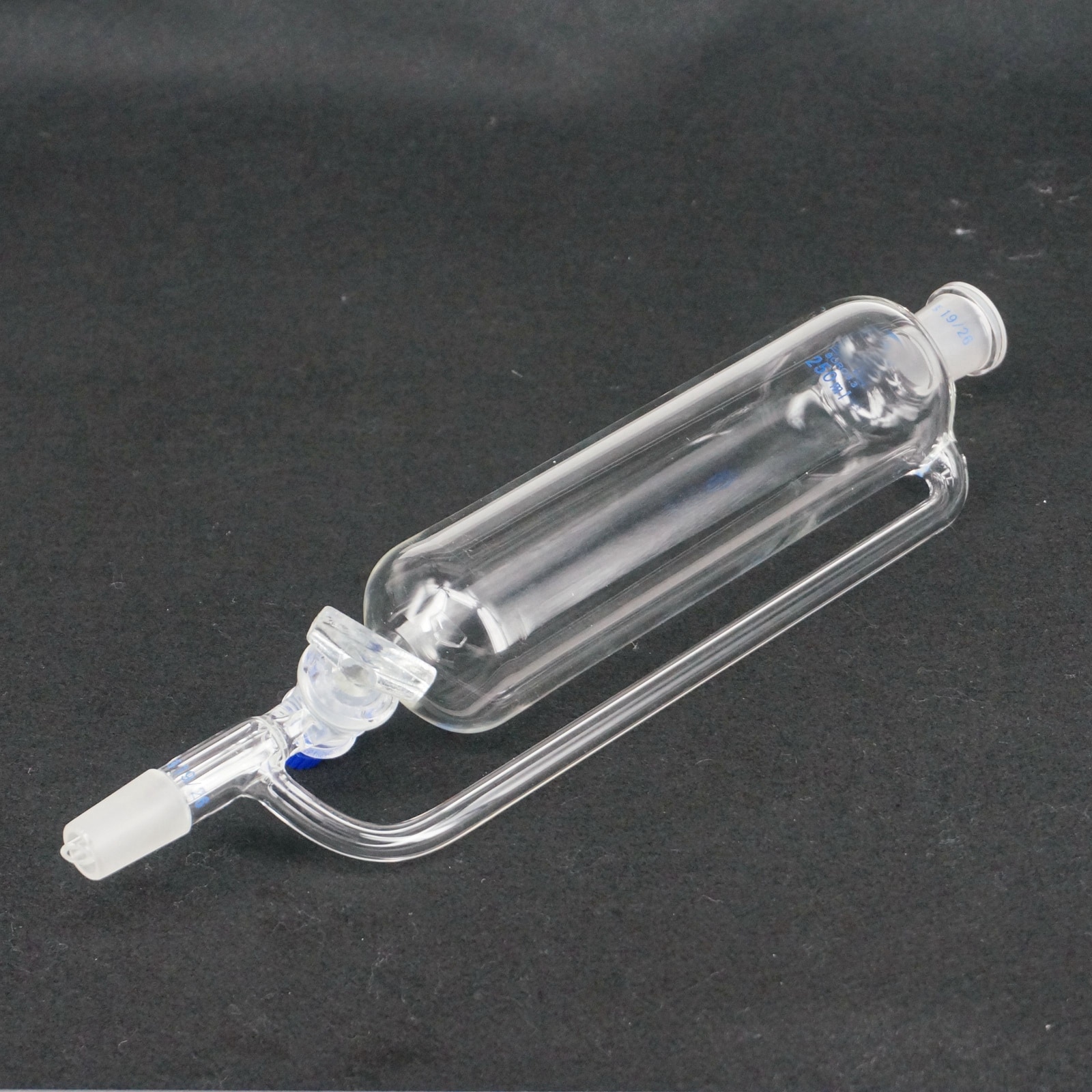 250ml 19/26 Joint Boresilicate Glass Chemistry Laboratory Pressure Equalizing Addition Funnel With Glass Stopcock