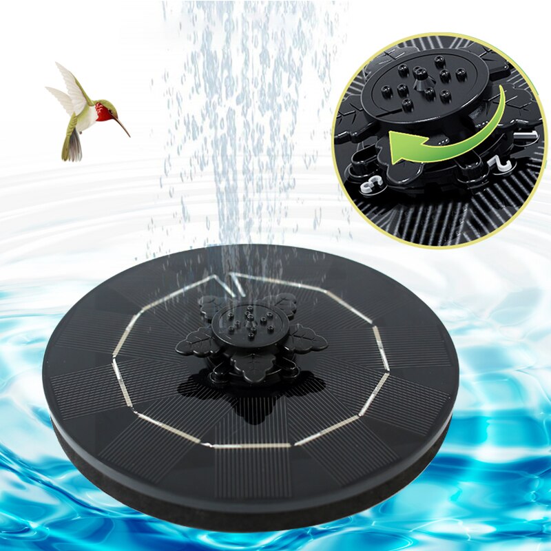 solar fountain garden decoration outdoor decorative fountain bird bath Pool Pond Waterfall Floating Water