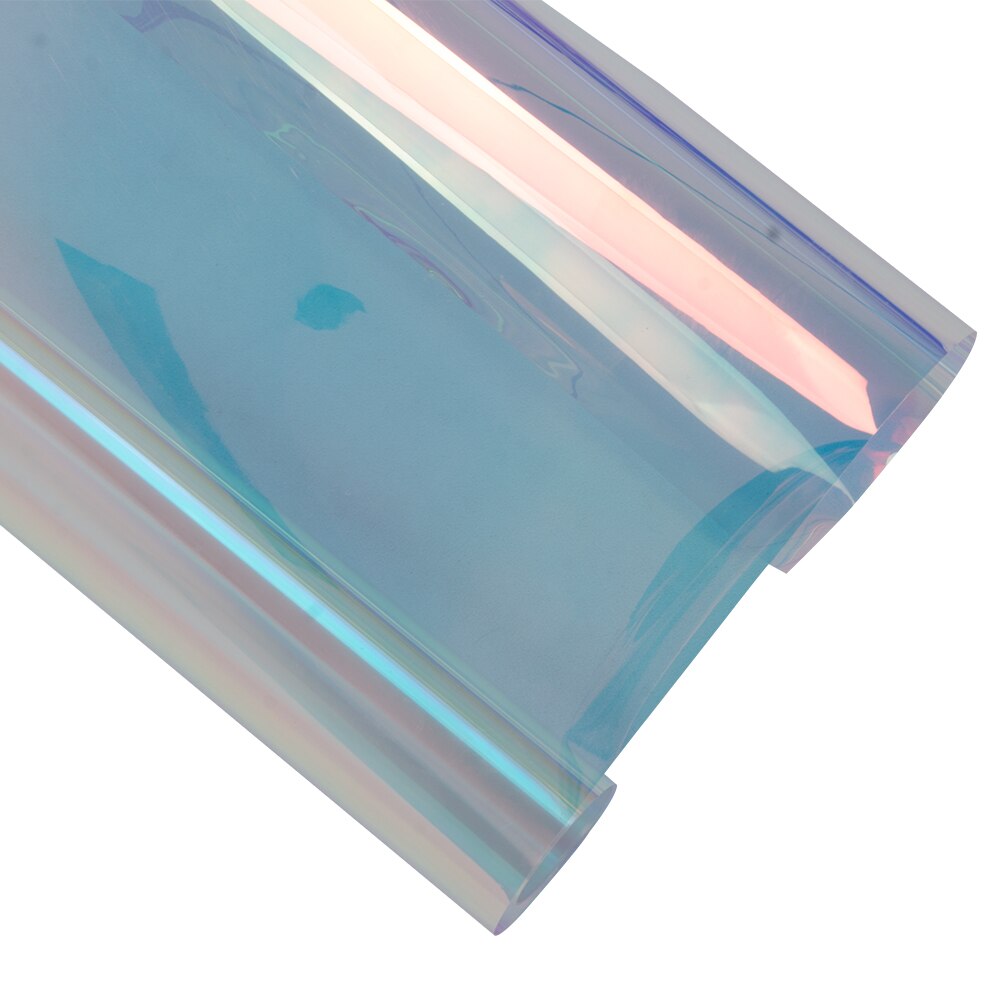 Sunice selvklæbende dikroisk regnbue solfarvet vinduesfilm til byggeglas 0.5 meter bred