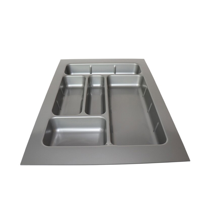 ABS Kitchen Drawer Organizer Tray Cabinet Chopsticks Spoon Cutlery Storage Box Plastic Drawer Compartment Divider Tray