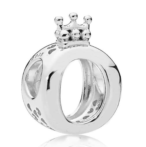 Genuine 925 Sterling Silver Charm Bead Radiant Hearts Royal Crown Beads Fit Women Pan Bracelet & Necklace Diy Jewelry