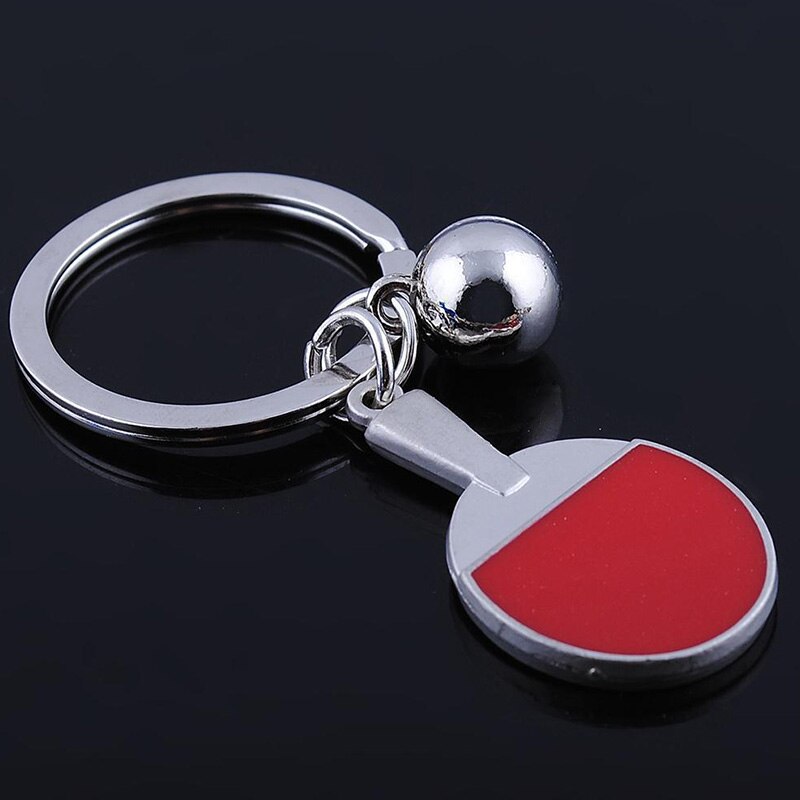 JZK 6x Mini tennis racket racket sleutelhanger, tennisbal sleutelhanger, tennis thema geschenk, tennis fan geschenk, tennis partij gunsten decoraions