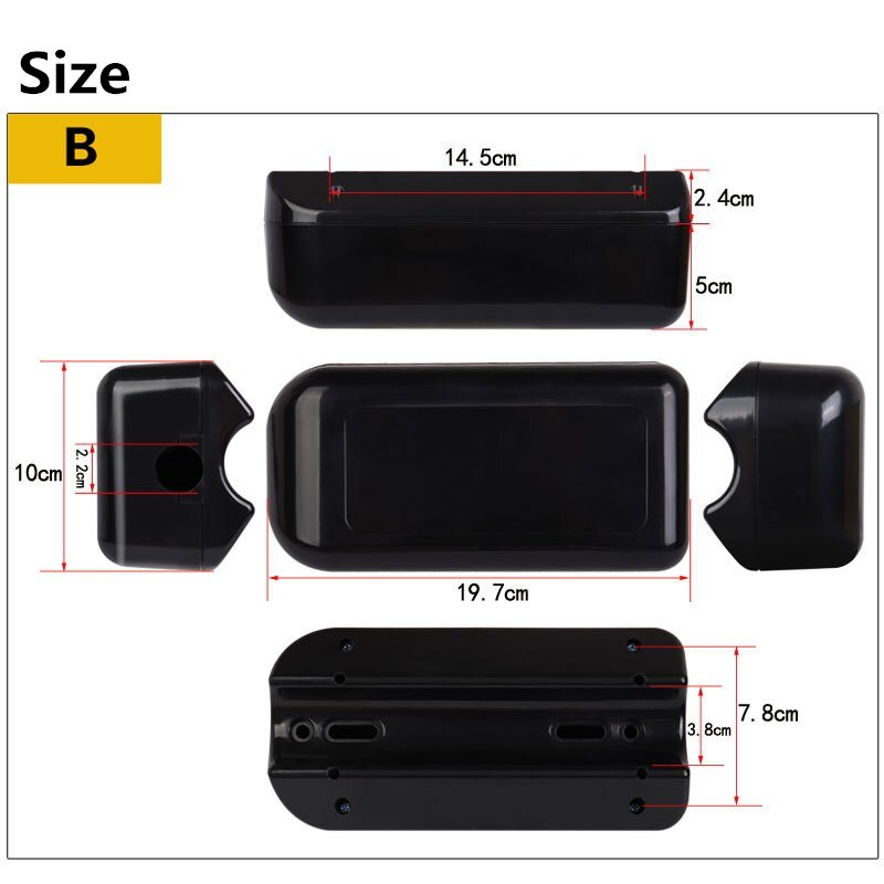 Ebike Controller Box Electric Bicycle Controller Case 250W 350W 500W 1000W Electric Bike Conversion Kit with Screw Accessories: B